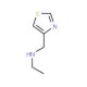 N-(1,3-Thiazol-4-ylmethyl)ethanamine (CAS 947767-58-0) - chemical structure image