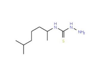 N-(1,5-dimethylhexyl)hydrazinecarbothioamide - chemical structure image