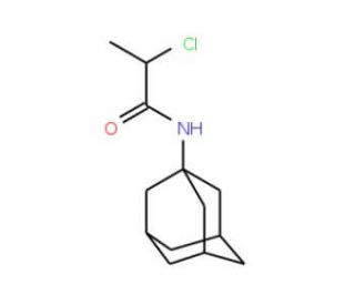 N-1-adamantyl-2-chloropropanamide - chemical structure image