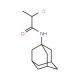 N-1-adamantyl-2-chloropropanamide - chemical structure image