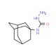 N-(1-adamantyl)hydrazinecarboxamide (CAS 26496-36-6) - chemical structure image