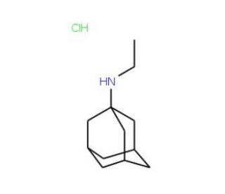 N-1-adamantyl-N-ethylamine hydrochloride (CAS 3717-44-0) - chemical structure image