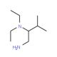 N-[1-(aminomethyl)-2-methylpropyl]-N,N-diethylamine - chemical structure image
