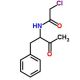 N-(1-benzyl-2-oxopropyl)-2-chloroacetamide - chemical structure image