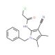 N-(1-benzyl-3-cyano-4,5-dimethyl-1H-pyrrol-2-yl)-2-chloroacetamide - chemical structure image