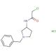 N-(1-benzylpyrrolidin-3-yl)-2-chloroacetamide hydrochloride - chemical structure image