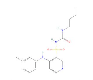 N-1-Butyl-1-demethylethyl Torsemide (CAS 160972-33-8) - chemical structure image