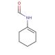 N-(1-Cyclohexenyl)formamide (CAS 40652-40-2) - chemical structure image