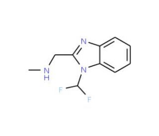 N-{[1-(difluoromethyl)-1H-benzimidazol-2-yl]methyl}-N-methylamine - chemical structure image