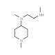 N,1-dimethyl-N-[2-(methylamino)ethyl]piperidin-4-amine - chemical structure image