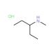 N-(1-ethylpropyl)-N-methylamine hydrochloride (CAS 130985-81-8) - chemical structure image