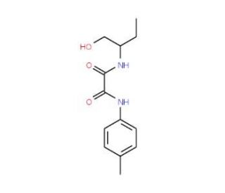 N-[1-(hydroxymethyl)propyl]-N&prime;-(4-methylphenyl)ethanediamide - chemical structure image