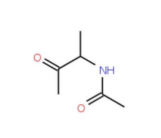 N-(1-Methyl-2-oxo-propyl)-acetamide (CAS 6628-81-5) - chemical structure image