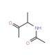 N-(1-Methyl-2-oxo-propyl)-acetamide (CAS 6628-81-5) - chemical structure image