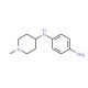 N-(1-methyl-piperidin-4yl)-benzene-1,4-diamine (CAS 1086392-72-4) - chemical structure image