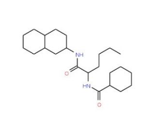 N-[1(Naphthalen-1-yl-carbamoyl)-pentyl]-benzamide - chemical structure image