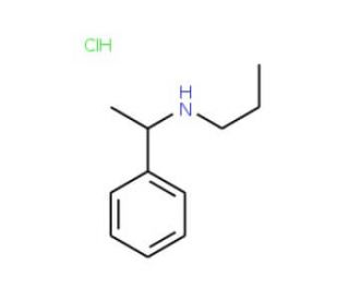 N-(1-Phenylethyl)-1-propanamine hydrochloride - chemical structure image