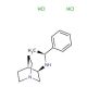 (+)-N-(1(S)-Phenylethyl)-1-azabicyclo[2.2.2]octan-3(R)-amine hydrochloride (CAS 120570-09-4) - chemical structure image