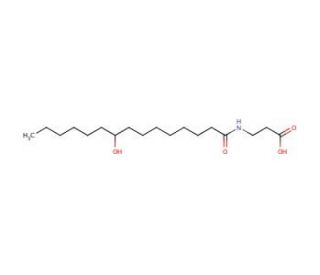 N-(12-Hydroxystearoyl)-beta-alanine - chemical structure image