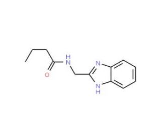 N-(1H-1,3-benzodiazol-2-ylmethyl)butanamide - chemical structure image