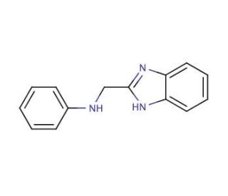 N-(1H-Benzimidazol-2-ylmethyl)-N-phenylamine - chemical structure image