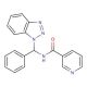 N-(1H-Benzotriazol-1-ylphenylmethyl)-3-pyridinecarboxamide (CAS 138768-28-2) - chemical structure image