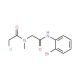 N-{2-[(2-bromophenyl)amino]-2-oxoethyl}-2-chloro-N-methylacetamide - chemical structure image