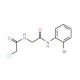 N-{2-[(2-bromophenyl)amino]-2-oxoethyl}-2-chloroacetamide - chemical structure image