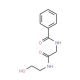 N-{2-[(2-Hydroxyethyl)amino]-2-oxoethyl}benzenecarboxamide (CAS 72085-01-9) - chemical structure image