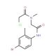 N-{2-[(4-bromo-2-methylphenyl)amino]-2-oxoethyl}-2-chloro-N-methylacetamide - chemical structure image