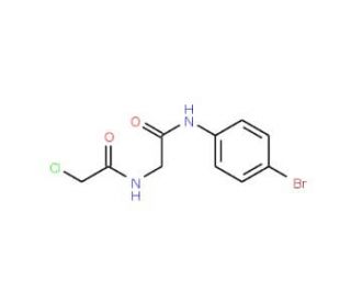 N-{2-[(4-bromophenyl)amino]-2-oxoethyl}-2-chloroacetamide - chemical structure image