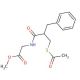 N-[2-[(Acetylthio)methyl]-1-oxo-3-phenylpropyl]glycine Methyl Ester (CAS 81110-05-6) - chemical structure image