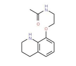 N-[2-(1,2,3,4-tetrahydroquinolin-8-yloxy)ethyl]acetamide - chemical structure image
