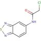 N-2,1,3-Benzothiadiazol-5-yl-2-chloroacetamide - chemical structure image