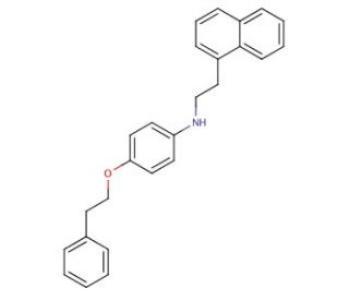 N-[2-(1-Naphthyl)ethyl]-4-(phenethyloxy)aniline - chemical structure image
