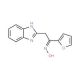 N-[2-(1H-1,3-benzodiazol-2-yl)-1-(furan-2-yl)ethylidene]hydroxylamine - chemical structure image