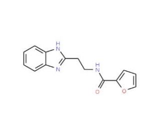 N-[2-(1H-1,3-benzodiazol-2-yl)ethyl]furan-2-carboxamide (CAS 307524-32-9) - chemical structure image
