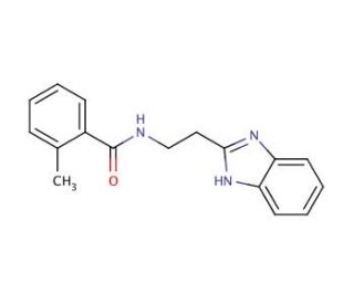 N-[2-(1H-benzimidazol-2-yl)ethyl]-2-methylbenzamide - chemical structure image