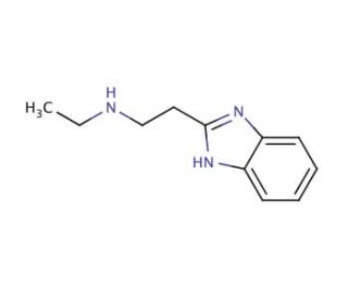 N-[2-(1H-Benzimidazol-2-yl)ethyl]-N-ethylamine (CAS 5528-14-3) - chemical structure image