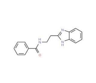 N-[2-(1H-Benzoimidazol-2-yl)-ethyl]-benzamide (CAS 107313-47-3) - chemical structure image
