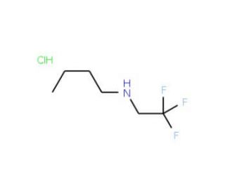 N-(2,2,2-trifluoroethyl)butan-1-amine hydrochloride - chemical structure image