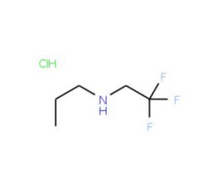 N-(2,2,2-trifluoroethyl)propan-1-amine hydrochloride - chemical structure image