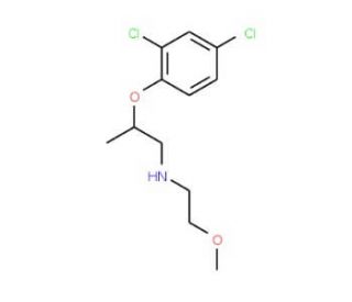 N-[2-(2,4-Dichlorophenoxy)propyl]-N-(2-methoxyethyl)amine - chemical structure image