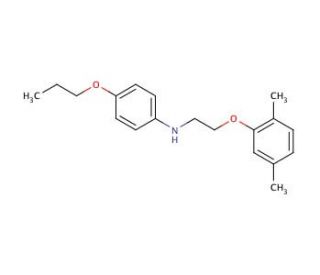 N-[2-(2,5-Dimethylphenoxy)ethyl]-4-propoxyaniline - chemical structure image