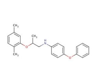 N-[2-(2,5-Dimethylphenoxy)propyl]-4-phenoxyaniline (CAS 1040687-66-8) - chemical structure image