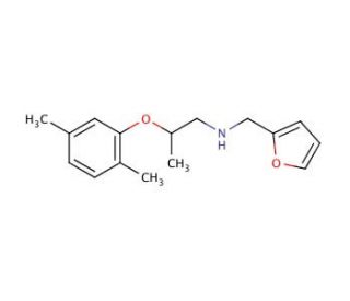 N-[2-(2,5-Dimethylphenoxy)propyl]-N-(2-furylmethyl)amine - chemical structure image