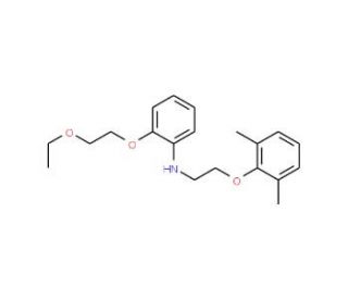N-[2-(2,6-Dimethylphenoxy)ethyl]-2-(2-ethoxyethoxy)aniline - chemical structure image
