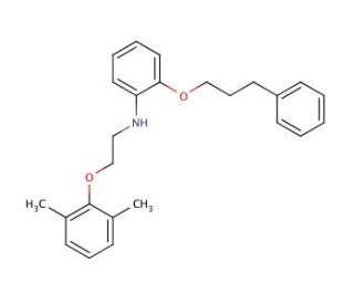 N-[2-(2,6-Dimethylphenoxy)ethyl]-2-(3-phenylpropoxy)aniline - chemical structure image