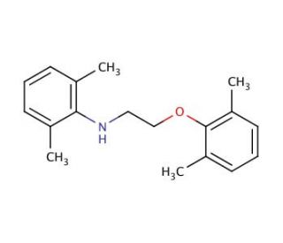 N-[2-(2,6-Dimethylphenoxy)ethyl]-2,6-dimethylaniline (CAS 1040686-21-2) - chemical structure image