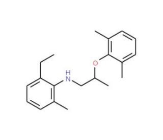 N-[2-(2,6-Dimethylphenoxy)propyl]-2-ethyl-6-methylaniline - chemical structure image